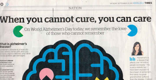 News: Alzheimer Dubai | GNC & forgetmenot raising Awareness