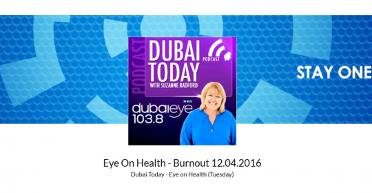 Dubai Eye 103.8 | Dr. Erik Matser |The truth about stress and burnout