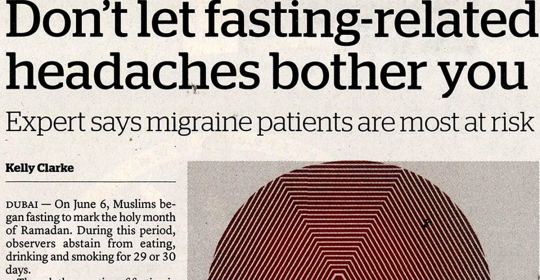 Update on Ramadan or Fasting Headache