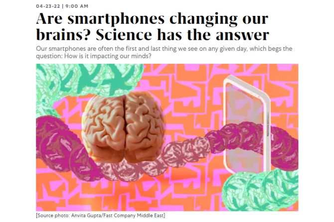 Are smartphones changing our brains? Dubai Neurologist, Dr. Manio, speaks to The Fast Company